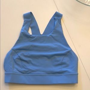 Light blue bra